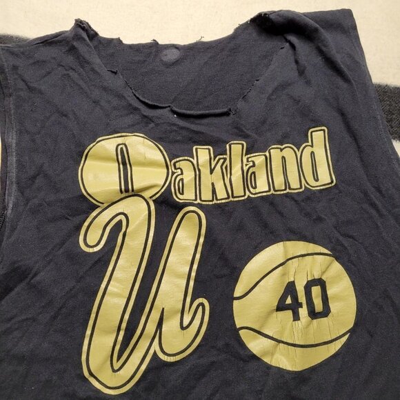 Vintage 90s Oakland University Basketball Champion Tank Top - Picture 2 of 4